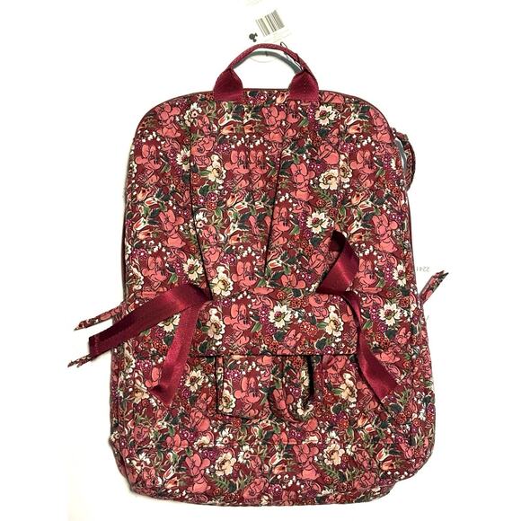 Vera Bradley Minnie Mouse Daisy Duck Hidden Hearts Lrg Backpack Bag Travel EXACT main image 11
